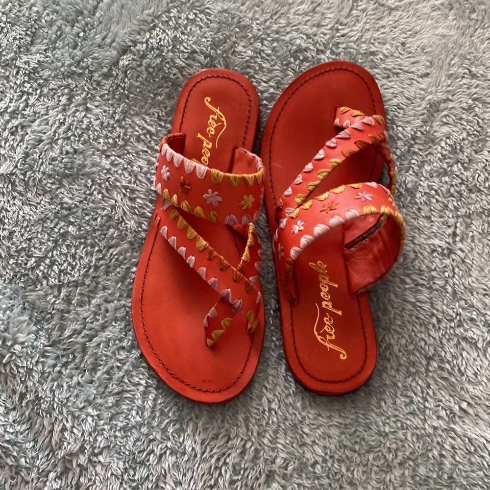 Free People Bella Caia Crochet Sandals - Picture 2 of 7